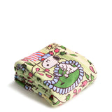 Vera Bradley Country Club Peanuts Paisley in Fleece Plush Throw Blanket