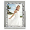 Jeweled Mirror Picture Frame Holds 5" x 7" Photo