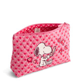 Vera Bradley Peanuts Snoopy Love Is in the Air Large Pouch
