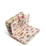 Vera Bradley Country Club Peanuts Paisley Premium Cotton Peanuts Small Turnlock Wallet