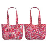 Vera Bradley Sanrio Hello Kitty and Friends Hydrangeas Small Hathaway Tote