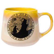 Silver Buffalo Lord of the Rings Hobbiton 18 oz. Tapered Pottery Mug