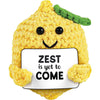 Crocheted Mini Fruit Plush Lemon Crocheted Mini