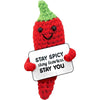 Crocheted Mini Food Plush Chili Pepper Crocheted Mini