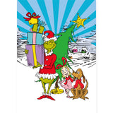 Grinch Christmas 150-Piece Puzzle in Candy Cane