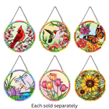 5"D Stain Glass Springtime Suncatcher