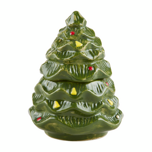 5" Mini Tree Christmas Candy Jar with Lid