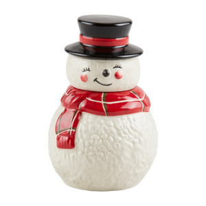 5" Mini Snowman Christmas Candy Jar with Lid