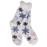 Snowflake Galore Thermal Slipper Socks