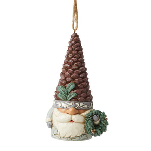 Jim Shore Heartwood Creek Woodland Gnome Pinecone Ornament