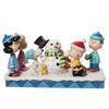 Jim Shore Peanuts Gang Building Snowman