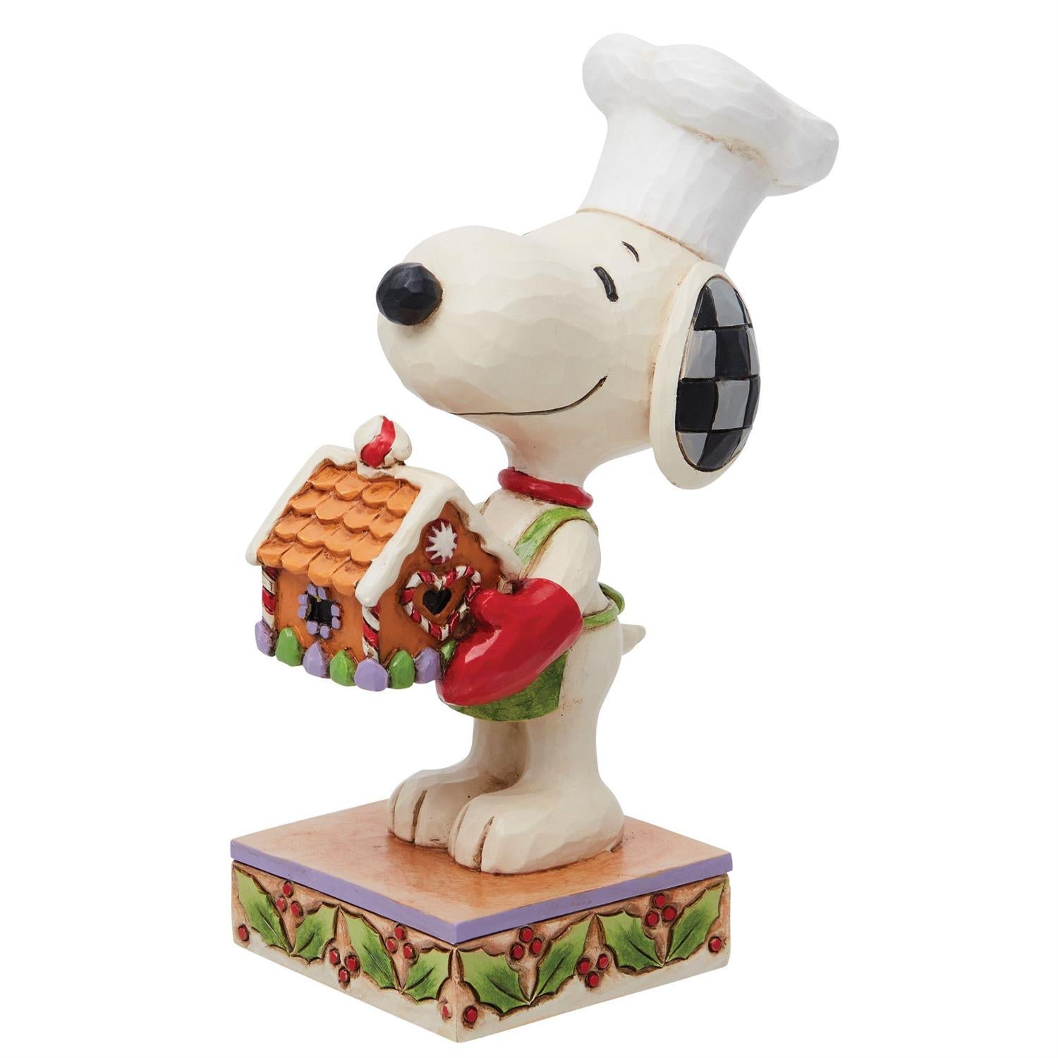 Jim Shore Peanuts Snoopy with Gingerbread House – Steve's Hallmark