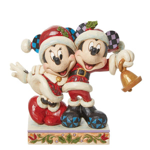 Jim Shore Disney Traditions Mickey & Minnie Santas
