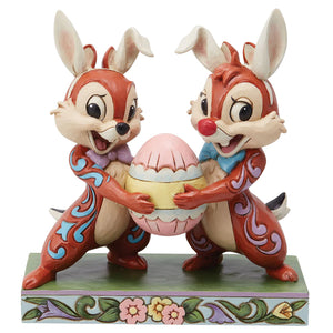 Disney Traditions Chip 'n Dale Easter Figurine