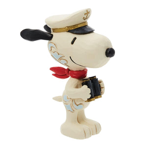 Jim Shore Mini Snoopy Sailor Captain Figurine