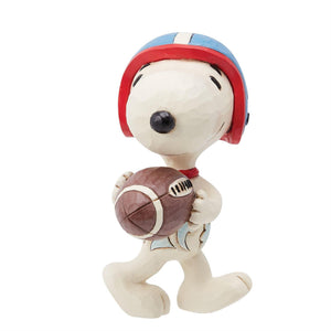 Jim Shore Mini Snoopy Football Figurine
