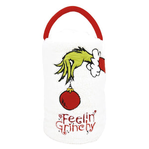 Feeling Grinchy Snow Throw Blanket