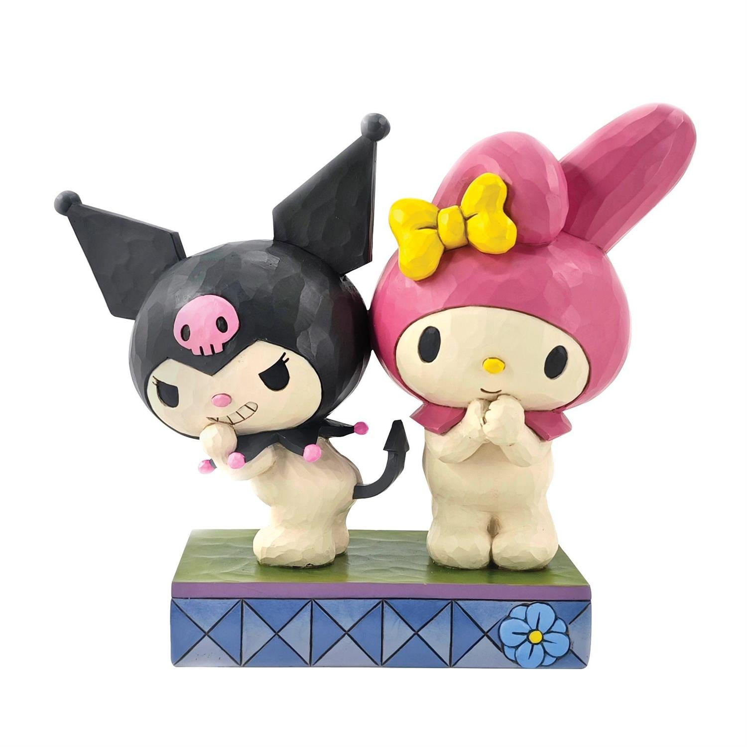 ルティナー&マホロサミースト Jim Shore Sanrio Kuromi and My Melody Figurine – Steve's Hallmark