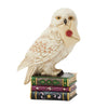 Harry Potter Jim Shore Hedwig on Book Stack Mini Figurine 3.54"
