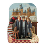 Harry Potter Jim Shore Trio with Hogwarts Castle & Express Train 9" Figurine