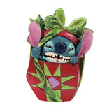 Disney Jim Shore Stitch Tearing Christmas Present 5" Figurine Holiday Mischief
