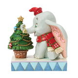 Disney Jim Shore Dumbo with Christmas Tree 5.5" Figurine Merry Moments