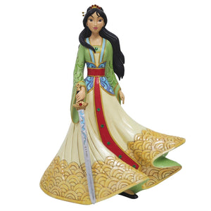 Disney Jim Shore Mulan Deluxe Princess Statue Figurine 15" Courage and Honor