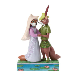 Disney Jim Shore Robin Hood & Maid Marian 6.69" Figurine Sherwood's Sweethearts