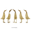 DCUK Natural Hand-Carved Wooden Ducklets 14"