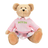 BOYDS BEARS Emma Boydsley Dressed Bear Stuffed Plush 13.78"