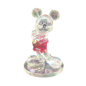 Iridescent Facets Mickey Figurine 3.75"