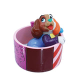 Disney Britto Lady and Tramp 70th Anniversary Hatbox 3.25" Mini Figurine