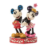 Disney Jim Shore Hallmark Exclusive Mickey Minnie Tails of True Love