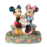 Jim Shore Disney Traditions Mickey & Minnie Spring