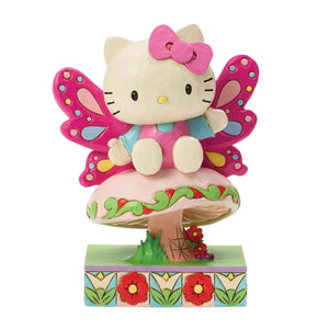 Jim Shore Sanrio Hello Kitty Mushroom Fairy