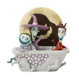 Disney Jim Shore Nightmare Before Christmas Lock Shock and Barrel in Tub Figurine 5"