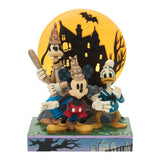 Disney Jim Shore Mickey, Donald, and Goofy Lonesome Ghosts Figurine