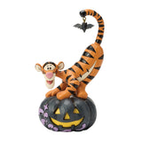 Disney Jim Shore Tigger on Black Jack-O-Lantern Figurine 5"