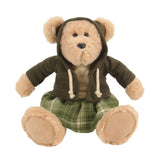 BOYDS BEARS Amelia McButtons Dressed Teddy Bear Stuffed Plush 8"