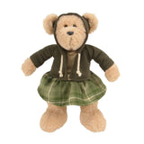 BOYDS BEARS Amelia McButtons Dressed Teddy Bear Stuffed Plush 8"