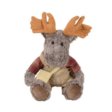 BOYDS BEARS Olive McButtons Dressed Moose Stuffed Plush 9"