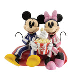 Disney Showcase Mickey & Minnie in Pajamas Popcorn Movie Night Figurine 6"