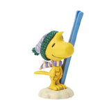 Jim Shore Peanuts Woodstock with Skis Mini Figurine 3.3"