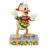Disney Jim Shore Donald Duck with Bells Holiday Jingle Figurine 4.75"
