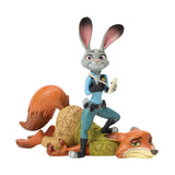 Disney Jim Shore Zootopia Judy & Nick It's Called A Hustle Sweetheart Figurine 4.6"
