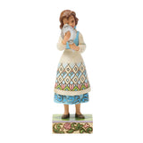 Disney Jim Shore Beauty and the Beast Belle with Mirror A Glimps Within Figurine 6.5"