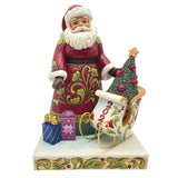 Jim Shore Hallmark Exclusive 2026 Dated Santa with Sleigh "Jolly Deliveries" Figurine