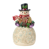 Jim Shore Hallmark Exclusive Snowman Holding Gingerbread Cookies "Sweet Bites" Figurine