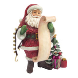 Jim Shore Santa Reading Wish List Figurine