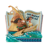 Disney Jim Shore Moana & Maui Storybook The Ocean Chose Me Figurine 7"
